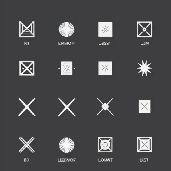Ví dụ về symbols trong illustrator