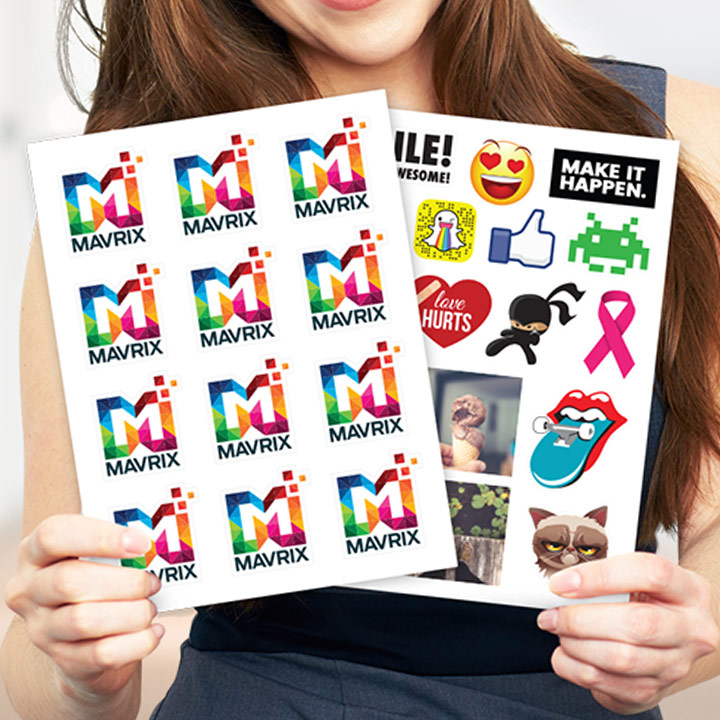 Sticker dập nổi