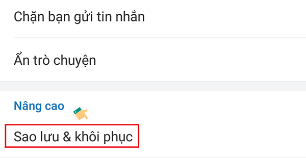 Cách Khôi Phục Dữ Liệu Zalo: Hướng Dẫn Chi Tiết và Hiệu Quả Nhất 2024 Các bước kích hoạt tính năng sao lưu dữ liệu Zalo trên điện thoại di động