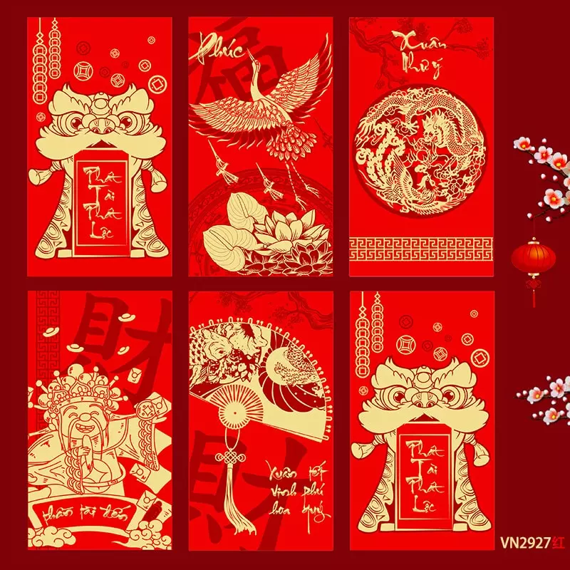 Mau bao li xi hien dai Hinh anh ran than tai hoat hinh chibi cau chuc tieng Anh slogan vui nhon 8