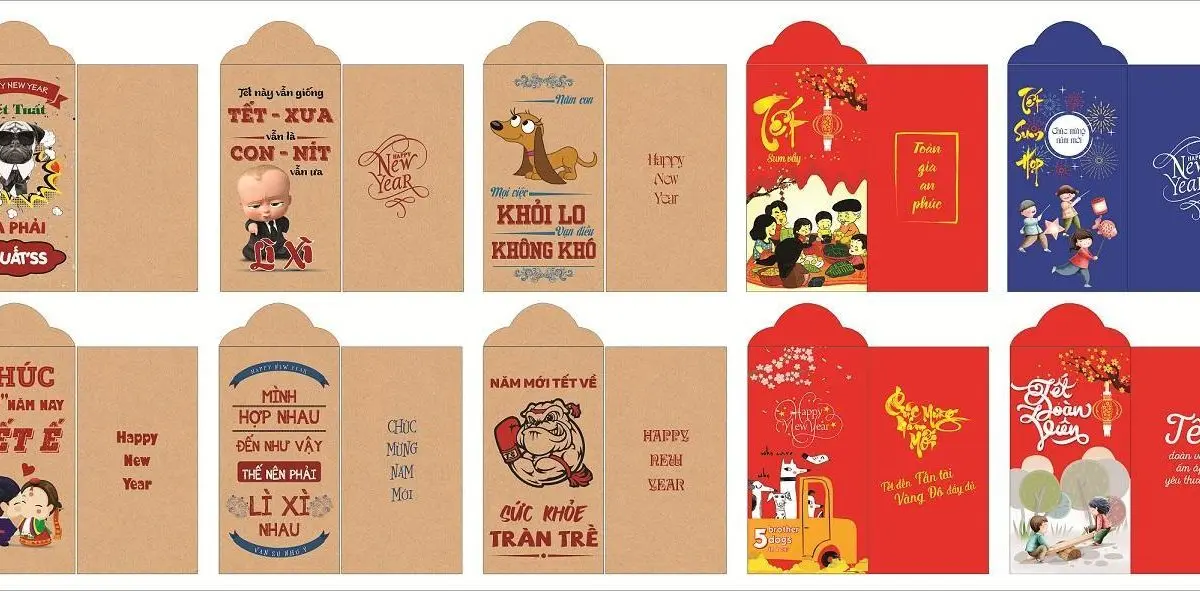Mau bao li xi theo con giap Hinh anh con ran linh vat cua nam At Ty 2025 duoc the hien da dang tu de thuong den uy nghiem 1