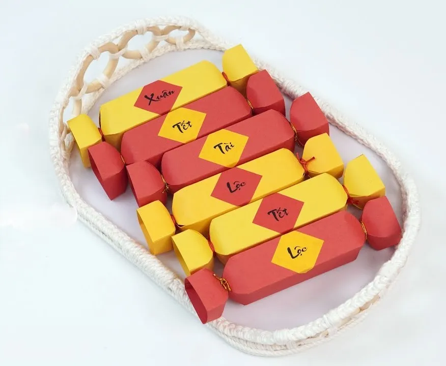Trang Trí Bao Lì Xì Bằng Kỹ Thuật Origami Tinh Xảo