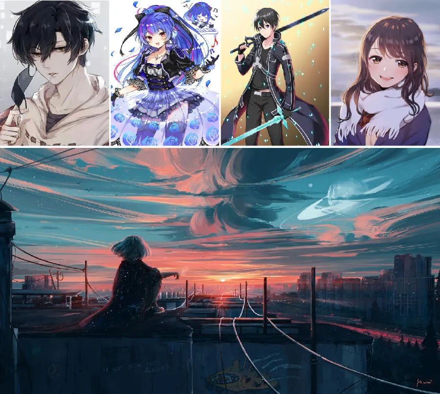 Hình ảnh anime nữ