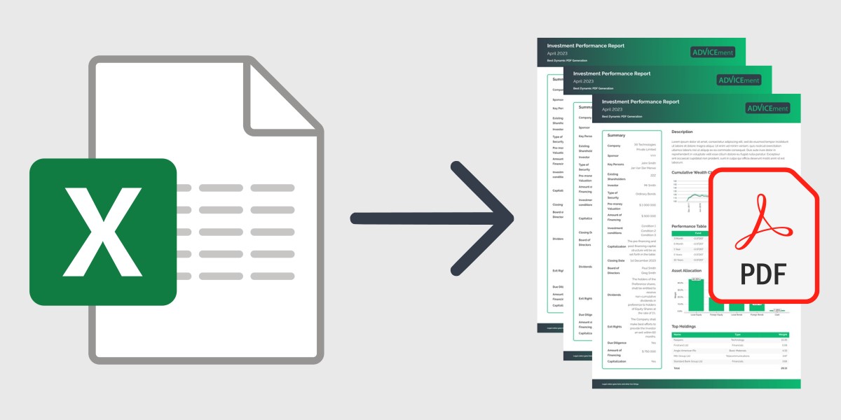 Excel sang PDF