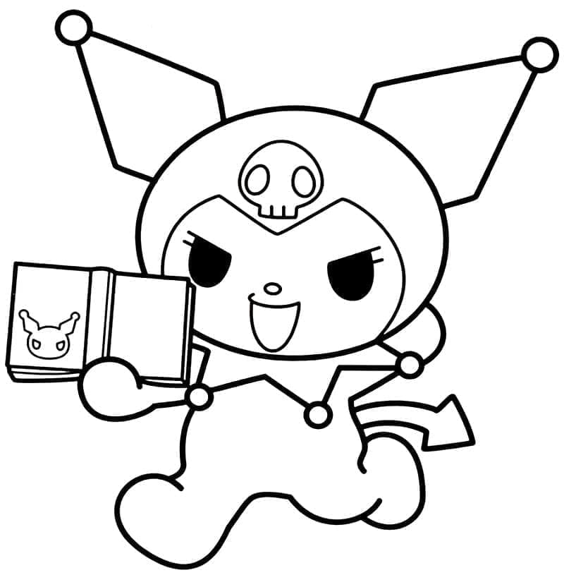 Tranh Tô Màu Kuromi và Melody Cho Bé