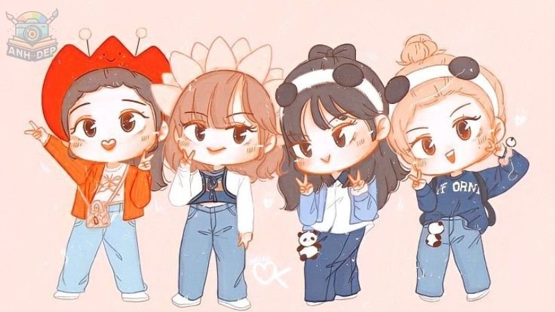 Top 300 ảnh chibi nữ cute dễ thương mới nhất năm 2025
