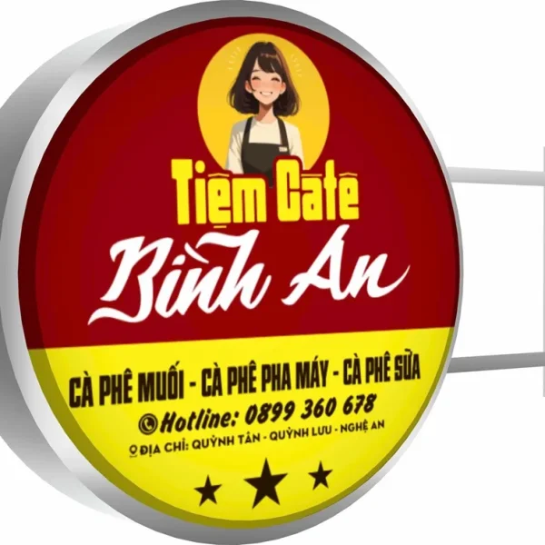 Bảng Giá Chi Tiết Dịch Vụ Làm Biển Vẫy Quán Cafe