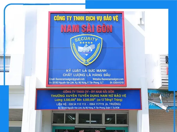 Bảng Hiệu Công Ty Bảo Vệ