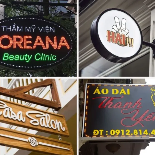 Bảng giá làm biển vẫy quảng cáo đẹp tại Quảng Cáo 24H