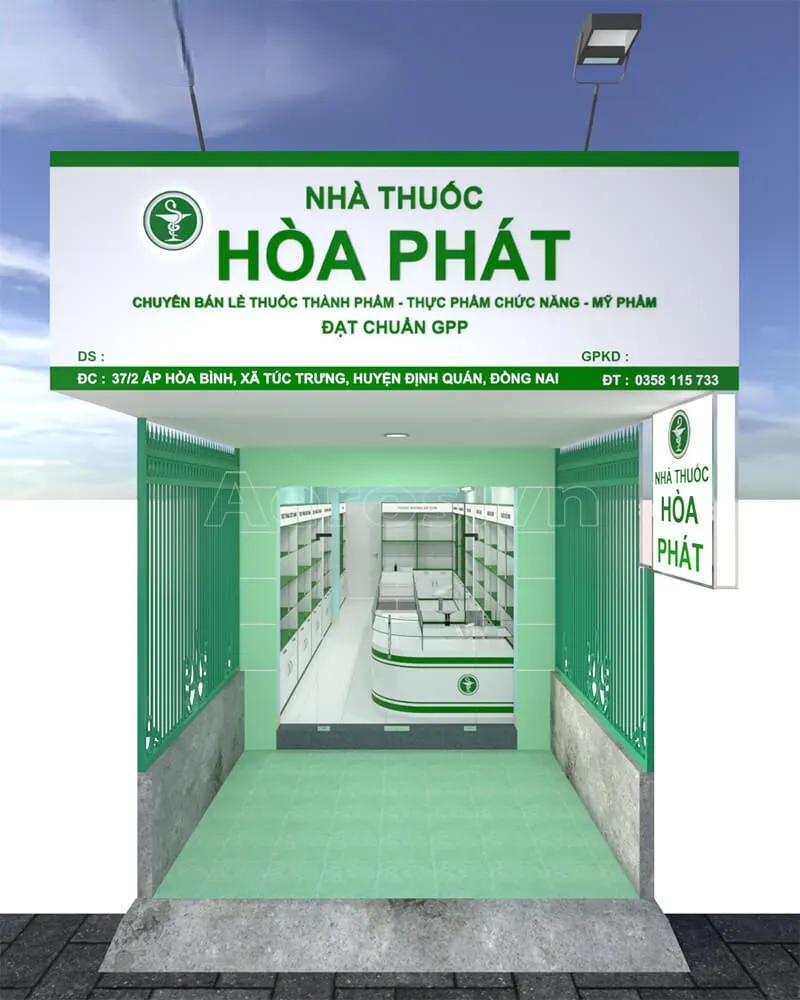 Bảng hiệu nhà thuốc