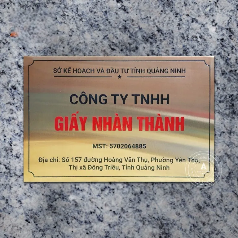 Biển tên công ty