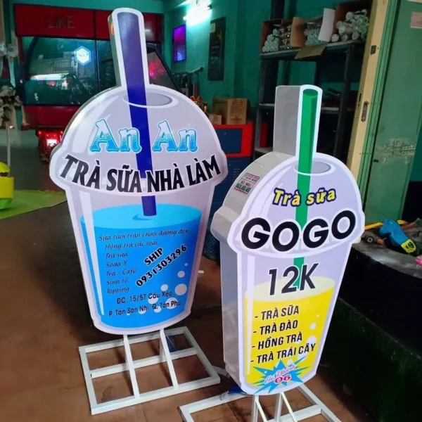 Biển vẫy trà sữa