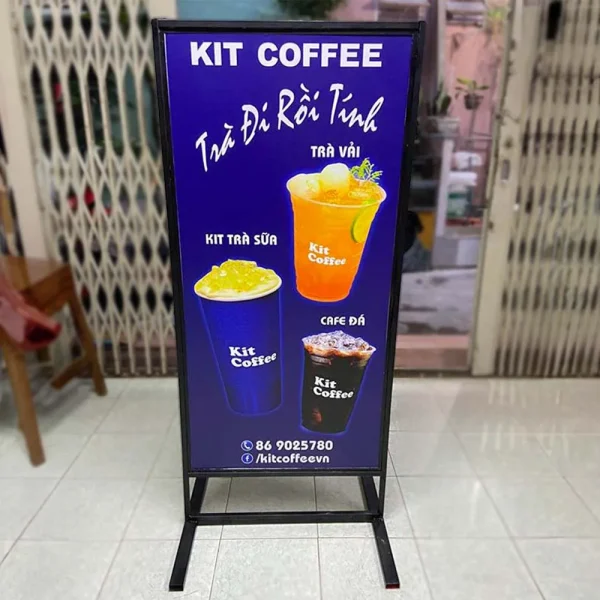 Biển vẫy trà sữa đẹp sẽ giúp cửa hàng của bạn nổi bật giữa hàng loạt đối thủ