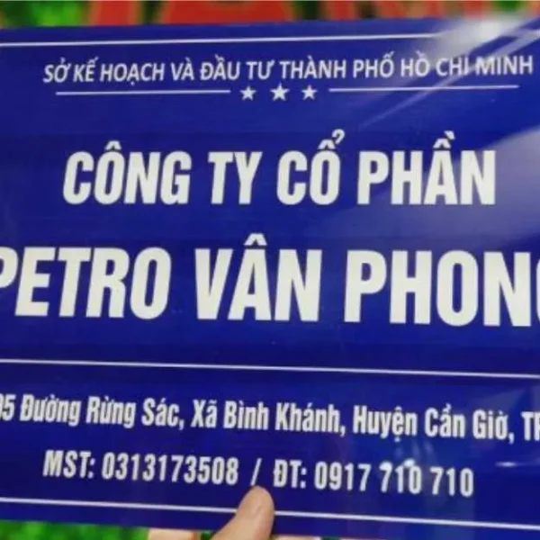 Các loại biển công ty mica phổ biến tại Quảng Cáo 24H