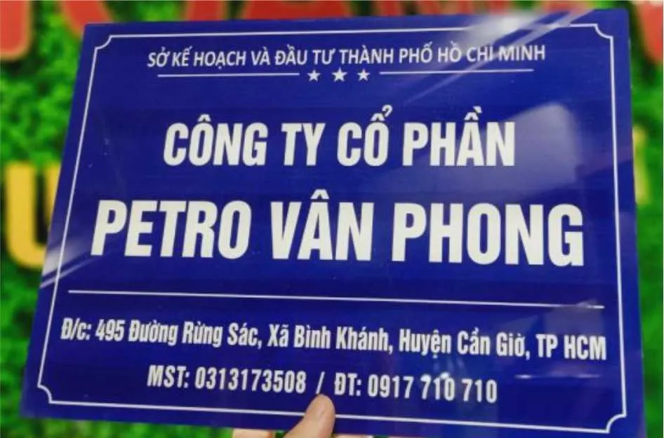 Các loại biển công ty mica phổ biến tại Quảng Cáo 24H