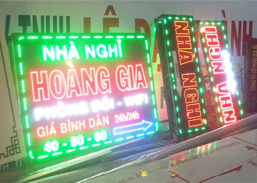 Dịch vụ làm biển led karaoke tại Quảng Cáo 24H