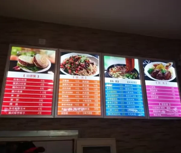 Dịch vụ làm biển led menu giá rẻ tại TPHCM
