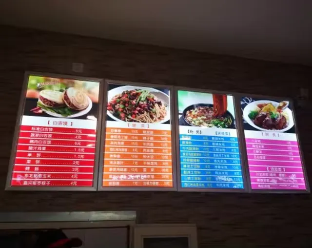 Dịch vụ làm biển led menu giá rẻ tại TPHCM