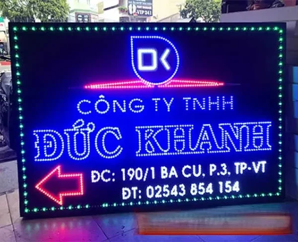 Dịch vụ làm biển led quảng cáo của Quảng Cáo 24H