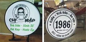 Dịch vụ làm biển vẫy trà sữa giá rẻ tại TPHCM