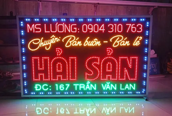 Dịch vụ thiết kế biển led quảng cáo sáng tạo và độc đáo