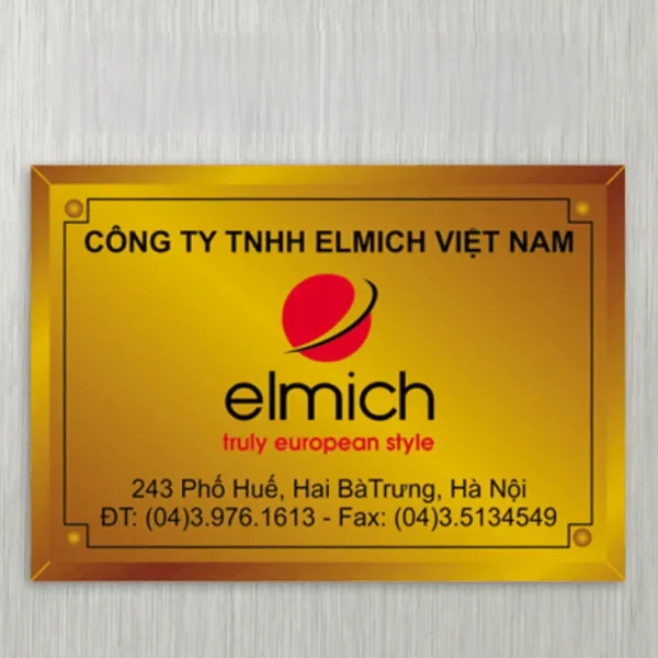 Làm biển tên công ty theo yêu cầu tại Quảng Cáo 24H