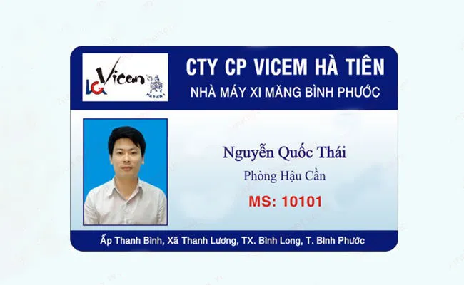 Mau the nhan vien dep41