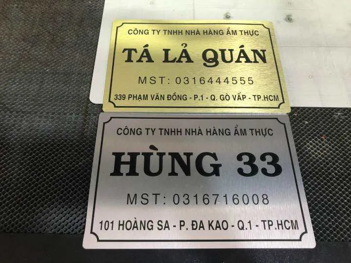 Quy trình đặt dịch vụ làm biển công ty alu tại Quảng Cáo 24H