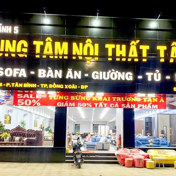 Quy trình làm bảng hiệu công ty nội thất tại Quảng Cáo 24H