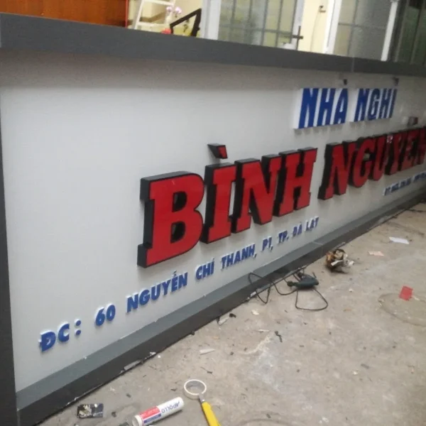 Quy trình thiết kế biển công ty chữ nổi tại Quảng Cáo 24H