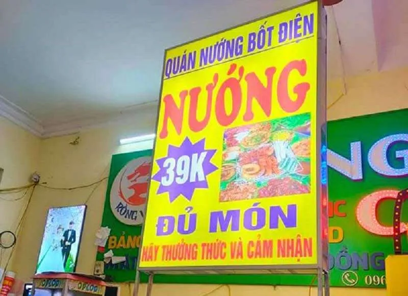 Quy trình thiết kế và sản xuất biển vẫy lẩu nướng tại Quảng Cáo 24H