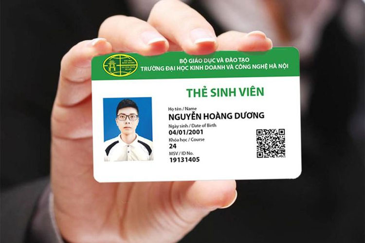 In thẻ sinh viên, học sinh Thẻ sinh viên