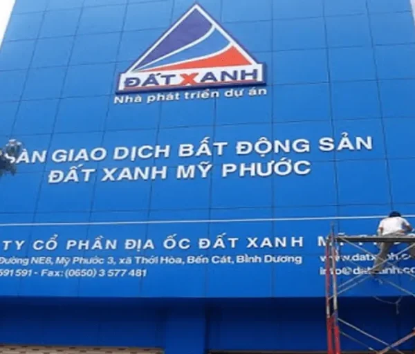 Thiết kế bảng hiệu công ty bất động sản