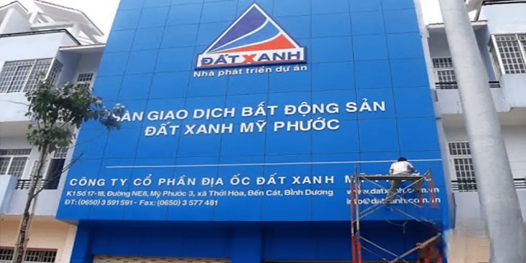 Thiết kế bảng hiệu công ty bất động sản