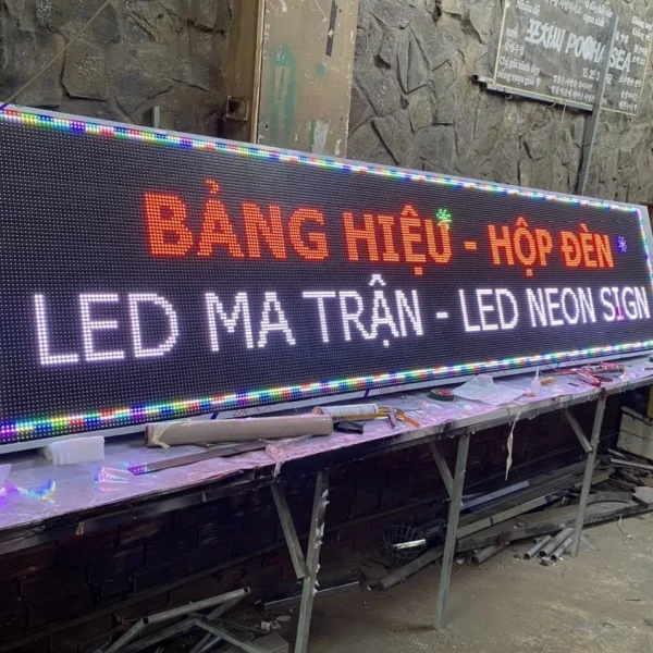 Tổng quan về biển led ma trận 3 màu và ứng dụng trong quảng cáo
