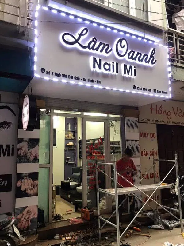 Biển quảng cáo nail