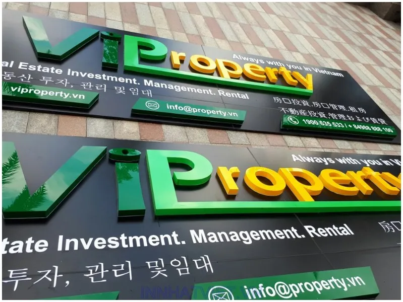 Các loại chữ mica phổ biến tại Quảng Cáo 24h