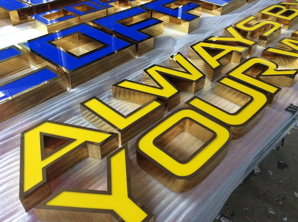 Các loại chữ mica phổ biến tại Quảng Cáo 24h