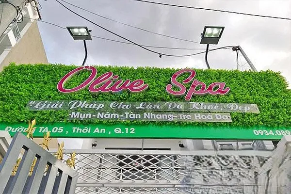 Các mẫu bảng hiệu spa phổ biến tại Quảng Cáo 24h