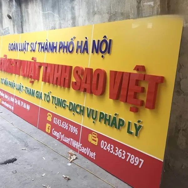 Chữ nổi alu đang là xu hướng được ưa chuộng trong lĩnh vực quảng cáo
