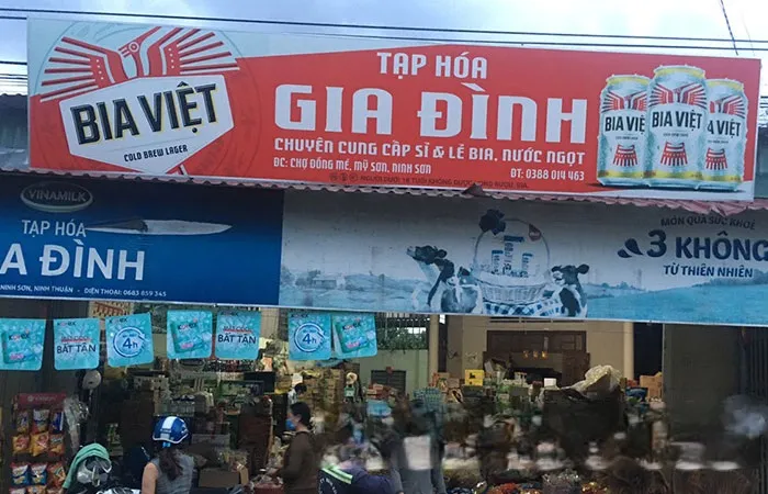 Dịch vụ làm bảng hiệu tạp hóa giá rẻ tại TPHCM - Quảng Cáo 24h