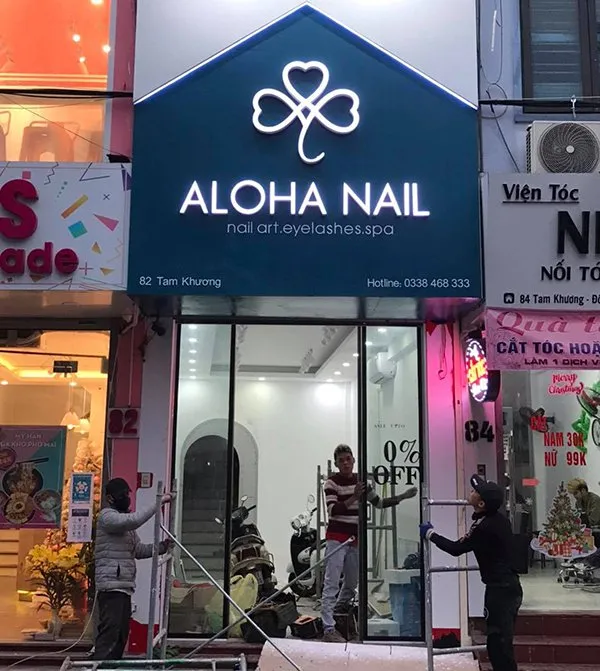 Dịch vụ làm biển quảng cáo nail giá rẻ tại tphcm quangcao24h.net