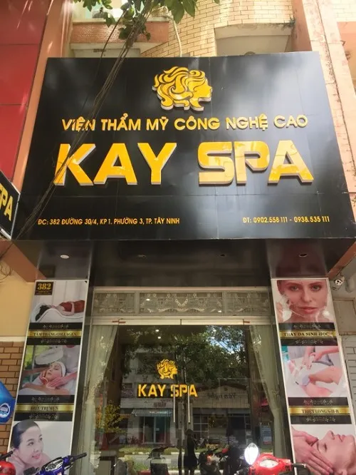 Dịch vụ làm biển quảng cáo spa tại Quảng Cáo 24h