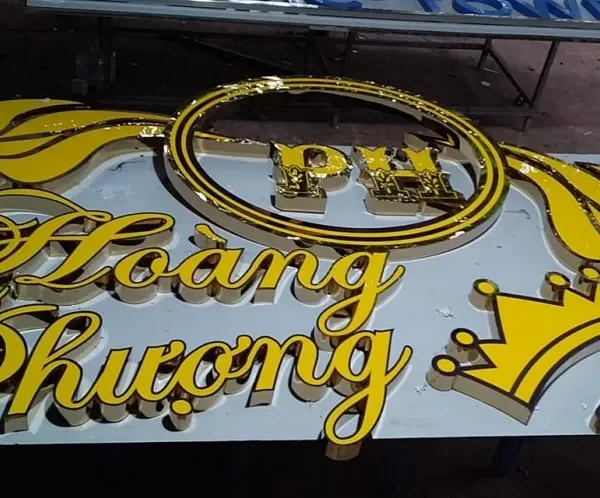 Mẫu chữ nổi đẹp tại Quảng Cáo 24h