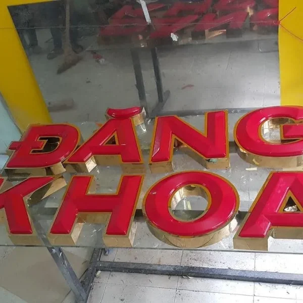 Mẫu chữ nổi đẹp tại Quảng Cáo 24h