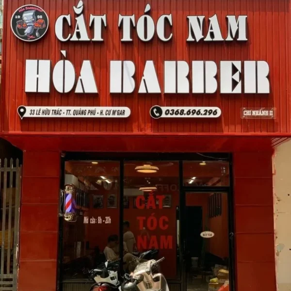 Dịch vụ làm biển quảng cáo barber shop giá rẻ tại TPHCM
