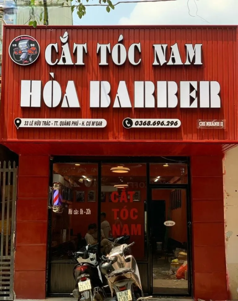 Dịch vụ làm biển quảng cáo barber shop giá rẻ tại TPHCM