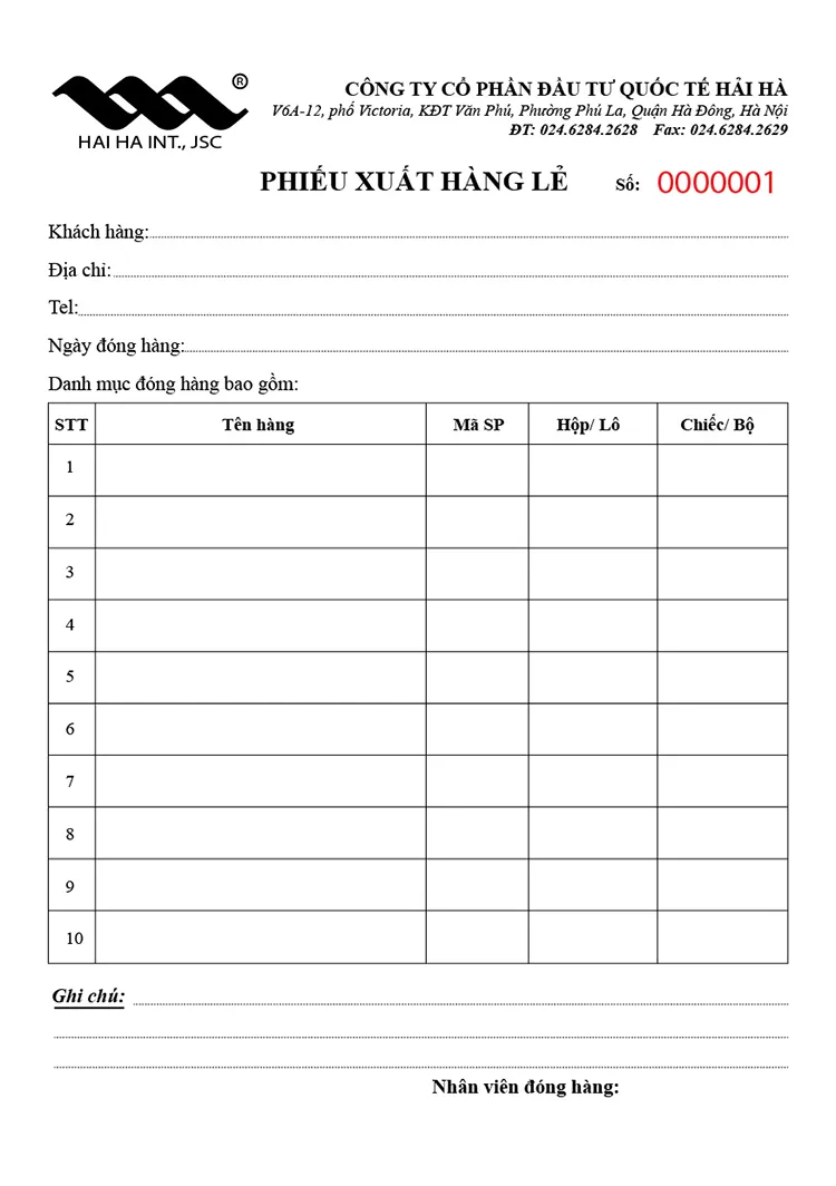 Phieu Nhap Kho Phieu Xuat Kho innhanh.pro .vn21