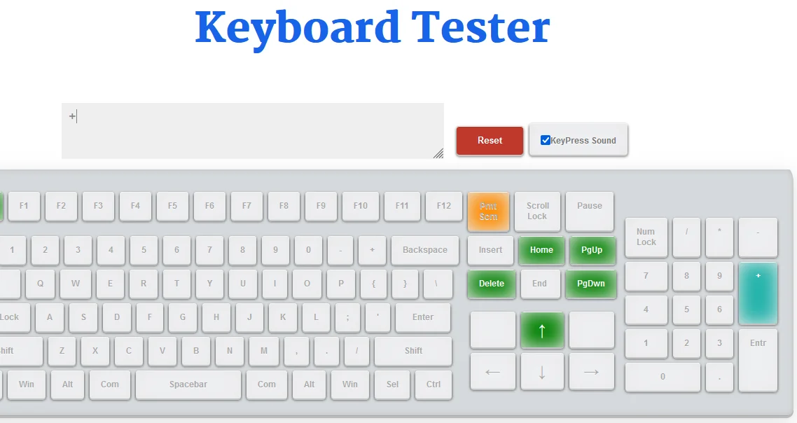 Test bàn phím online qua web và sử dụng phần mềm test bàn phím giúp bạn phát hiện kịp thời các sự cố như phím liệt, nhảy kép, delay hay ghosting, từ đó có biện pháp khắc phục hiệu quả