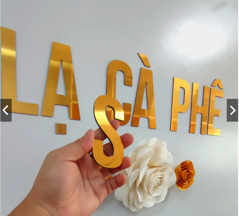 Chữ nổi alu không chỉ dừng lại ở vẻ đẹp thẩm mỹ mà còn mang lại hiệu quả quảng bá thương hiệu rõ rệt